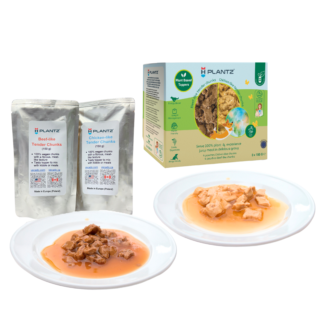 Vegan Meat-Like Toppers by Plantz - 8-pack