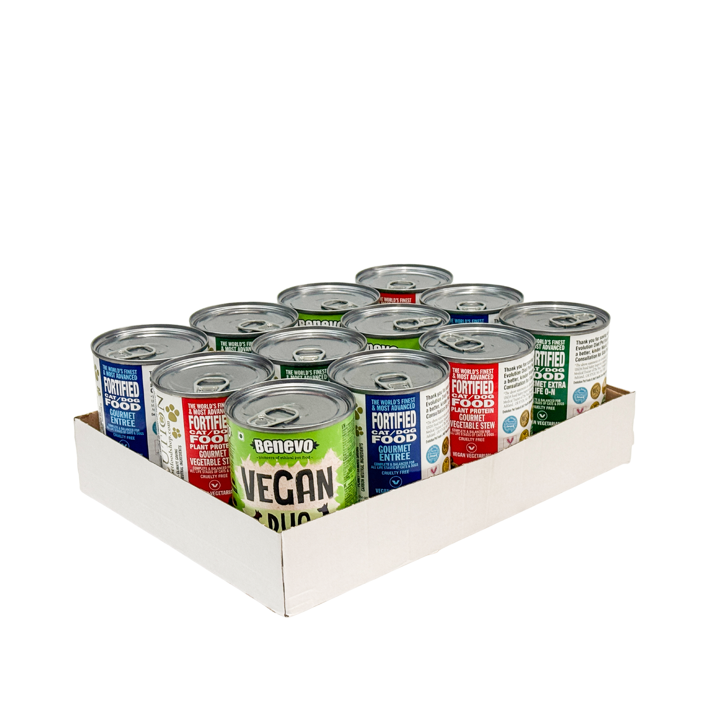 Assorted Vegan Cans for Cats - 12-pack