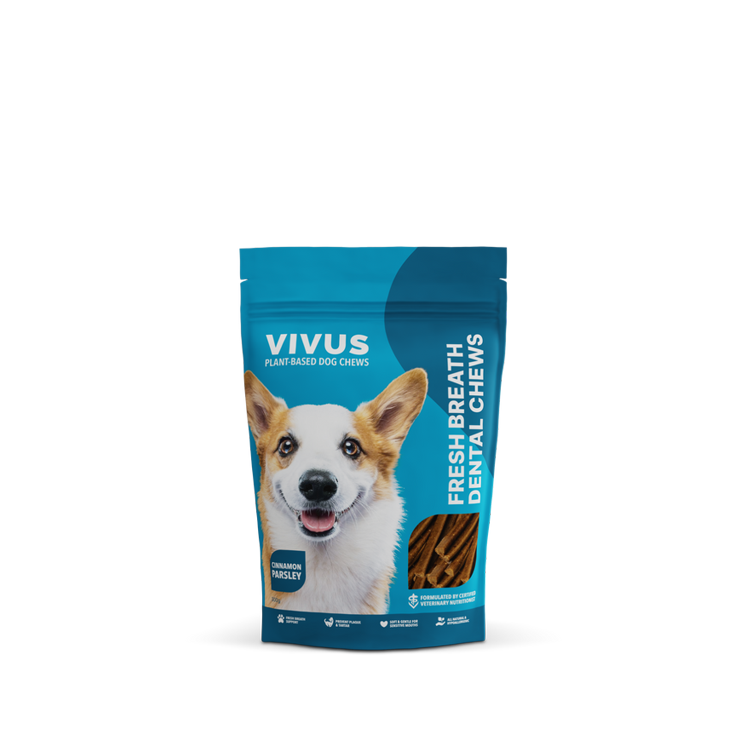 Vivus Fresh Breath Dental Chews 250 g Vecado USA