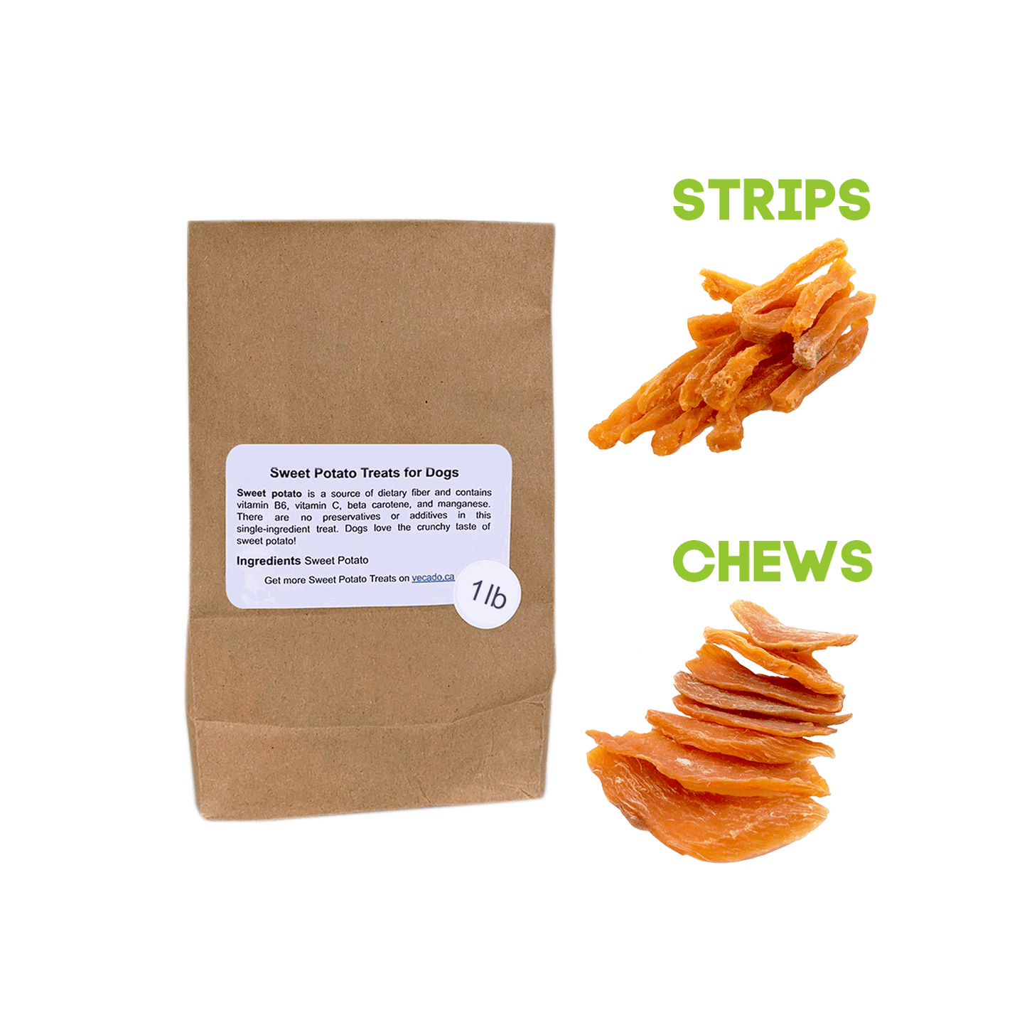 Sweet Potato Dog Treats ~ Chews