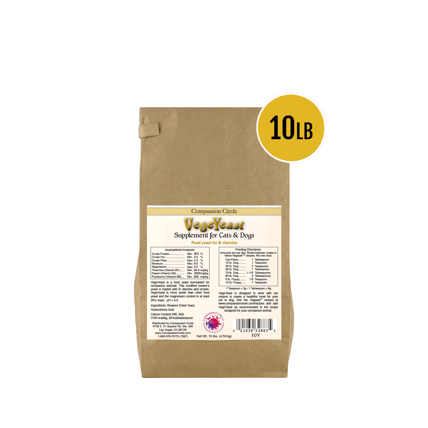 VegeYeast for Cats and Dogs