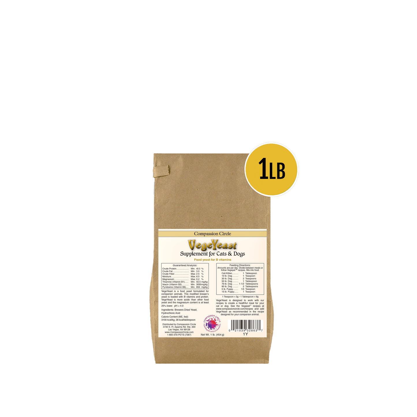 VegeYeast for Cats and Dogs
