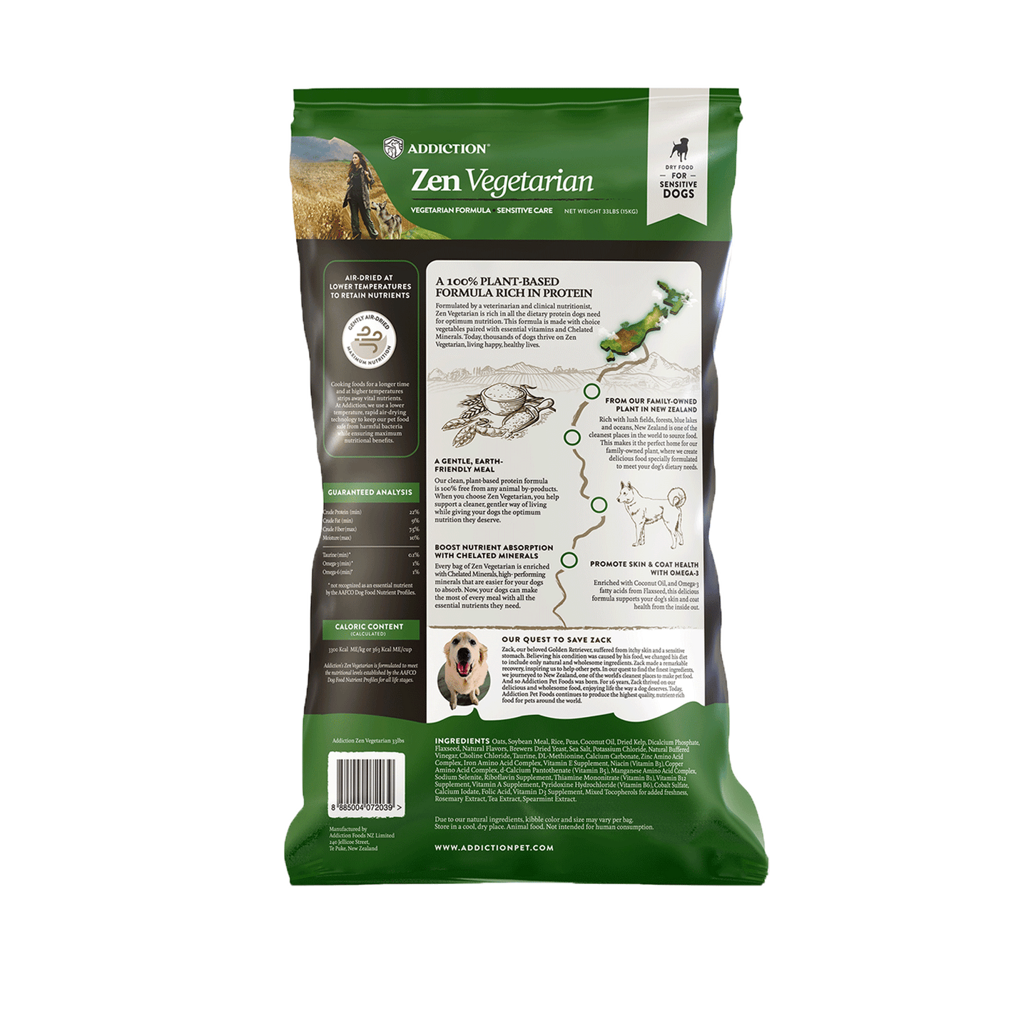 Zen Vegetarian Adult Dog and Puppy Food