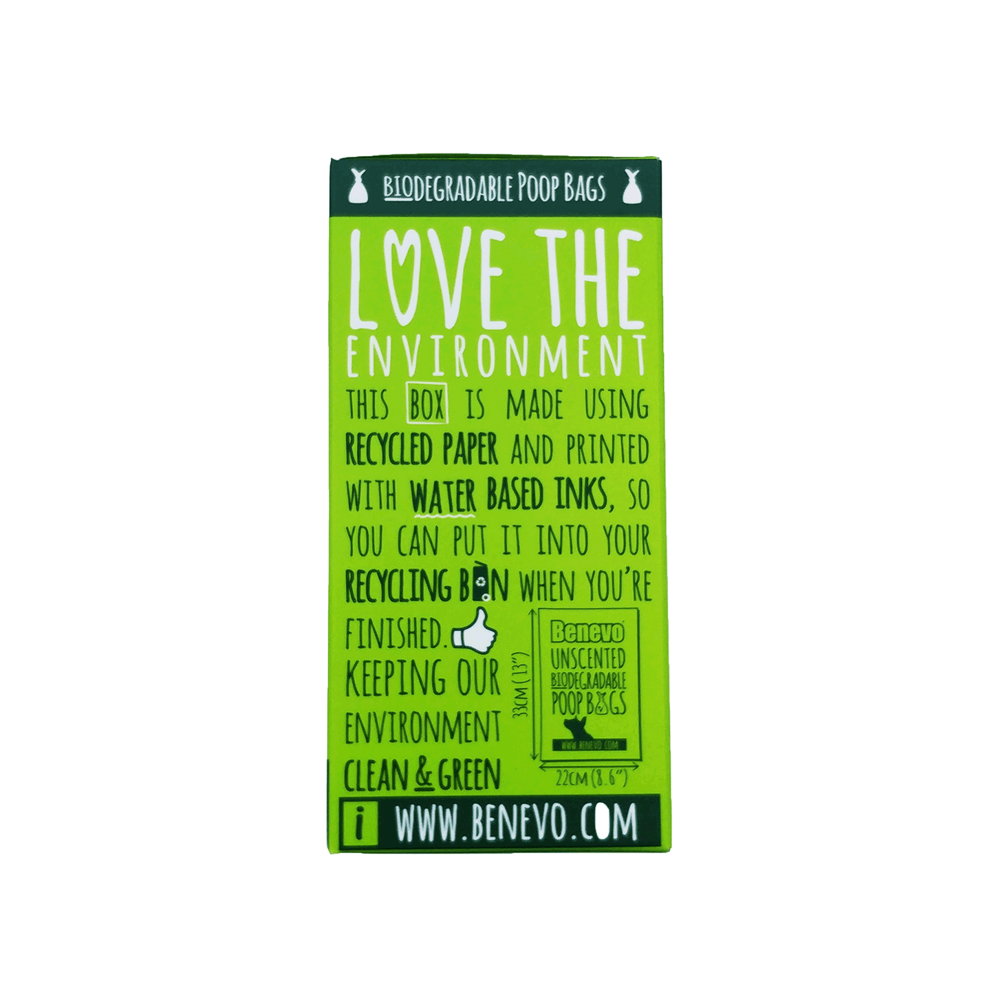 Benevo Biodegradable Poop Bags ~ 120 bags