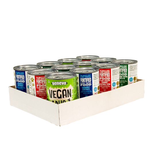 Assorted Vegan Cans for Cats - 12-pack