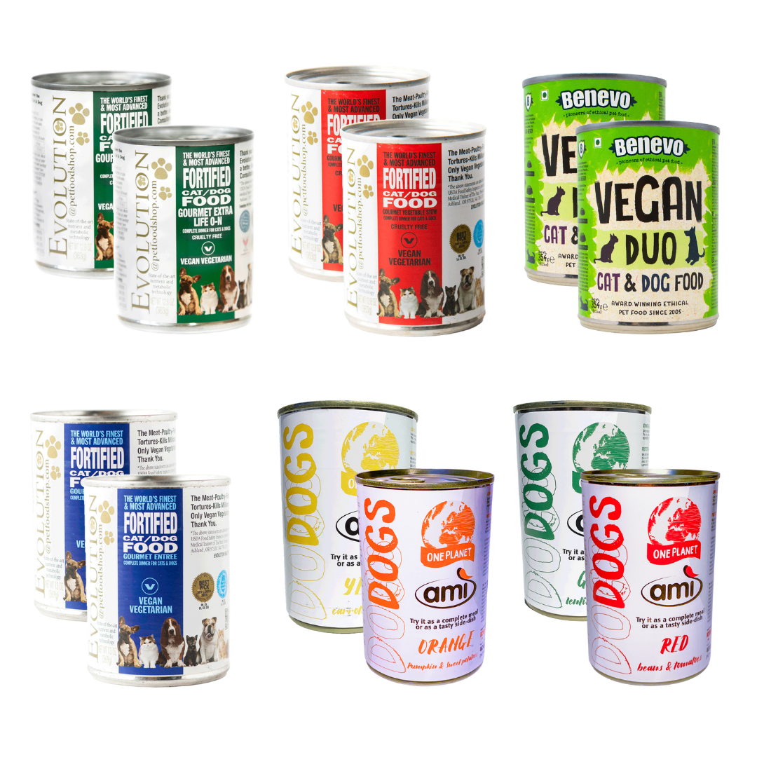 Assorted Vegan Cans for Dogs - 12-pack