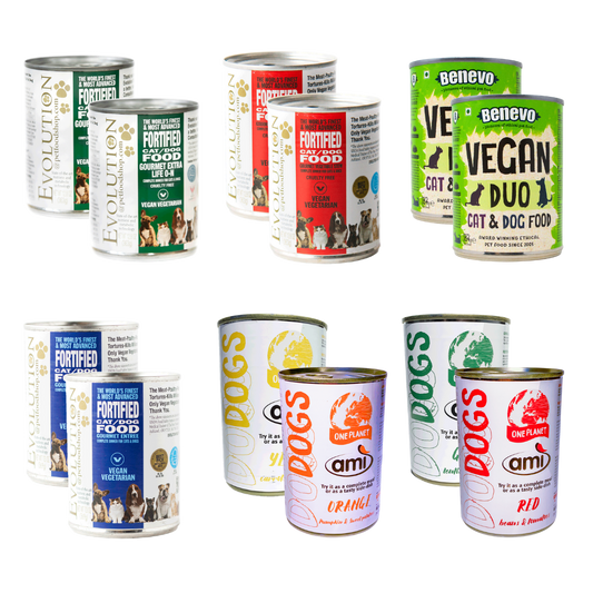 Assorted Vegan Cans for Dogs - 12-pack