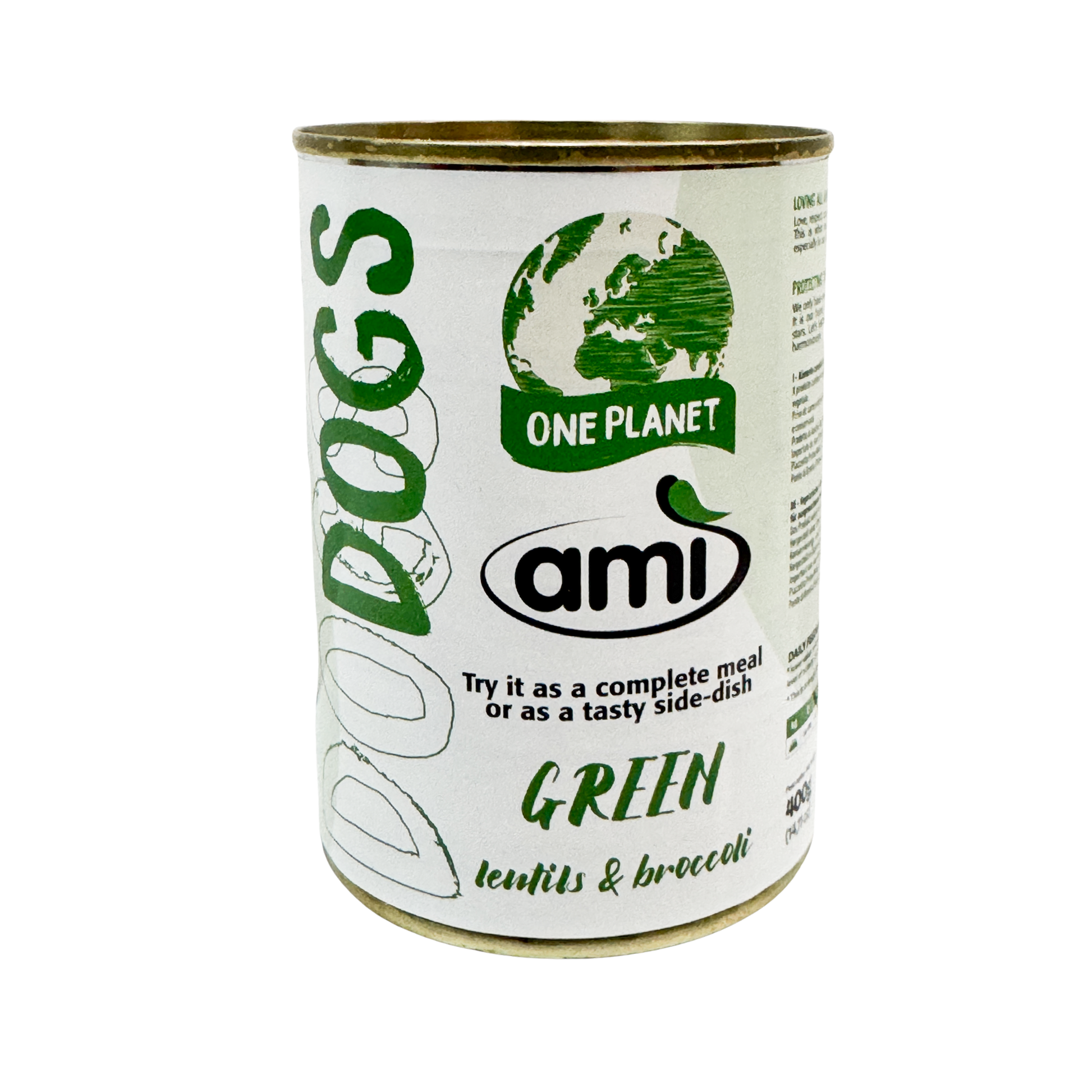 Ami Dog Wet Food ~ Lentils & Broccoli (Green) – Vecado USA