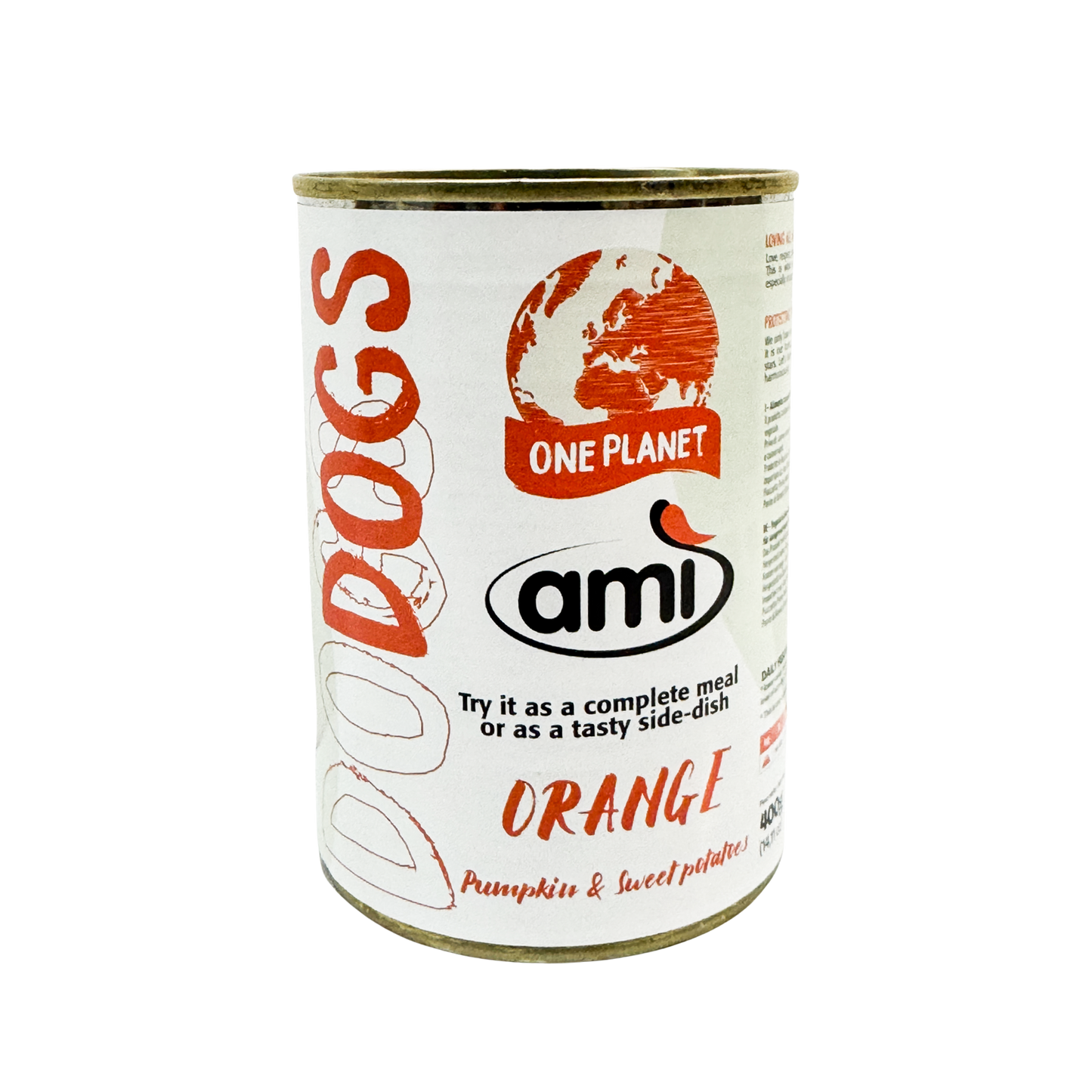 Ami Dog Wet Food ~ Pumpkin & Sweet Potatoes (Orange)