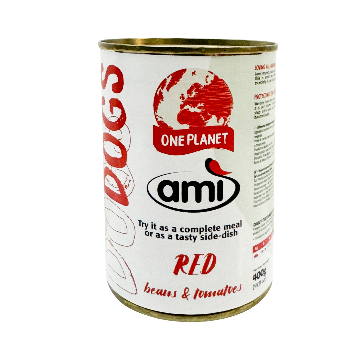 Ami Dog Wet Food ~ Beans & Tomatoes (Red)