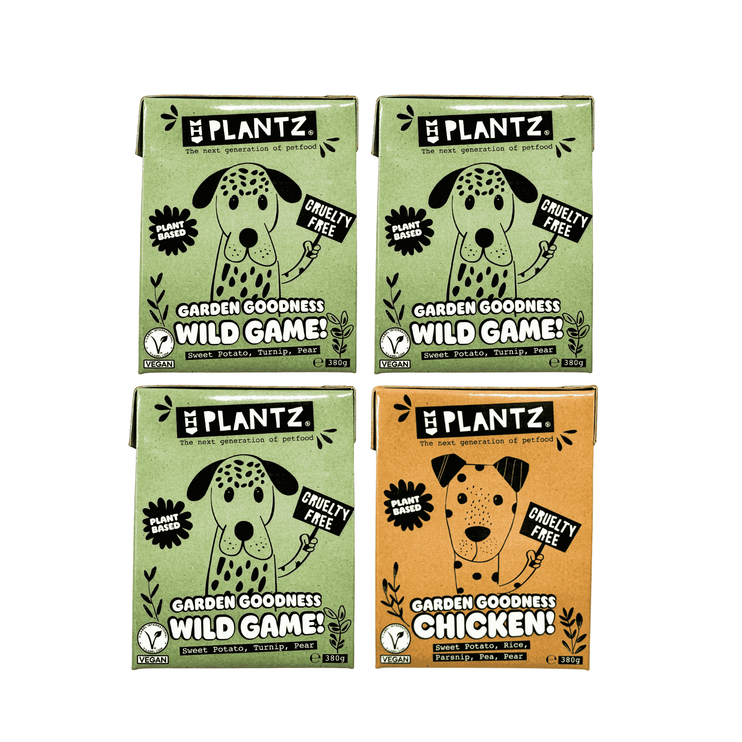 Meaty-Texture Vegan Moist Food Bundle for Dogs
