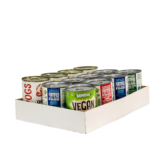 Assorted Vegan Cans for Dogs - 12-pack