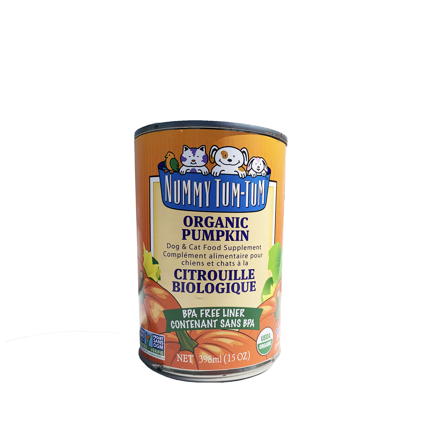 Nummy Tum Tum Wet Food for Dogs and Cats Organic Pumpkin