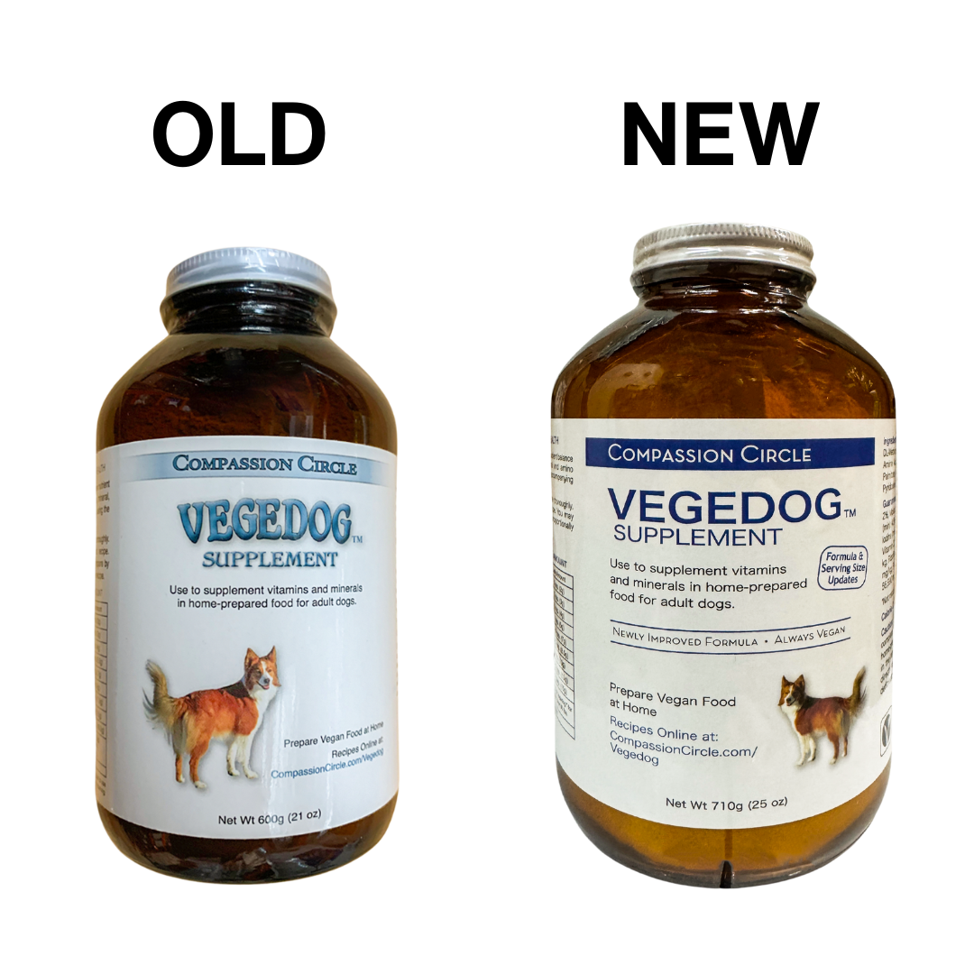 VegeDog Plant-Based Nutritional Supplement for Dogs