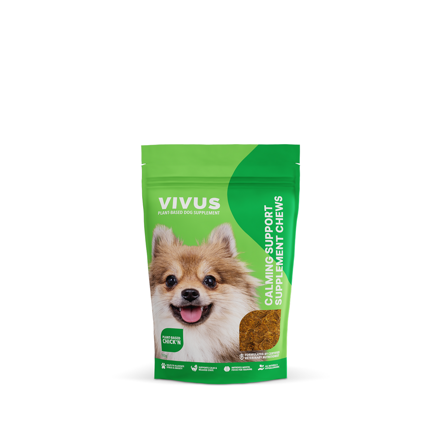 Vivus Calming Support Supplement Chews - 100 g