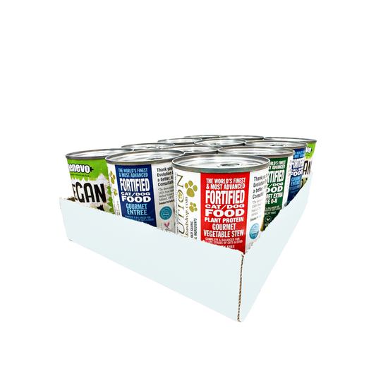 Assorted Vegan Cans for Cats - 12-pack