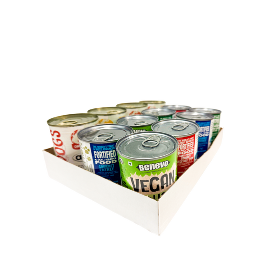 Assorted Vegan Cans for Dogs - 12-pack