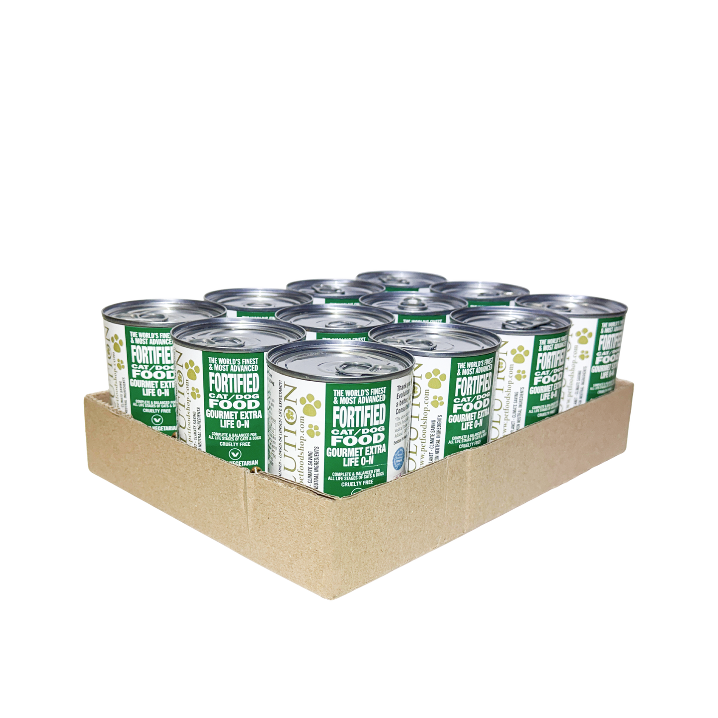 Evolution Diet Wet Food for Cats and Dogs ~ Extra Life Organic (Green)