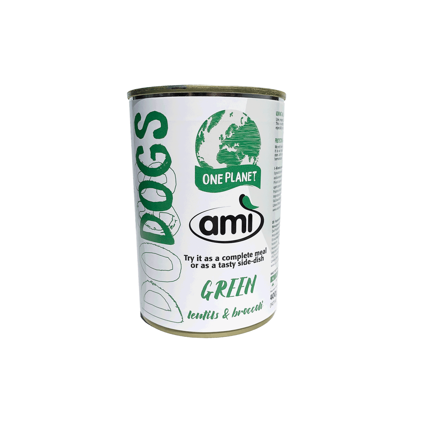 Ami Dog Wet Food ~ Lentils & Broccoli (Green)