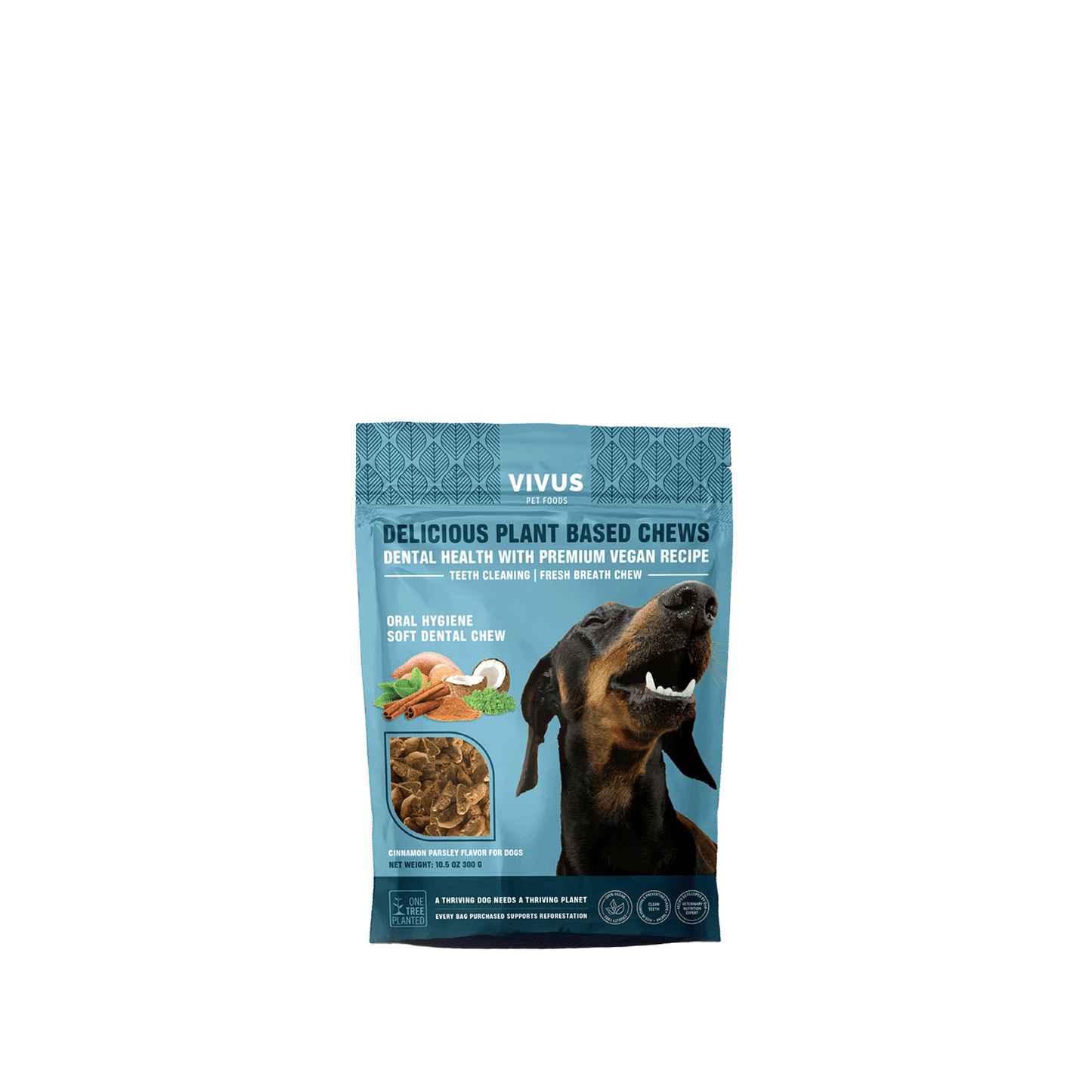 Vivus Dog Dental Chews Cinnamon Parsley