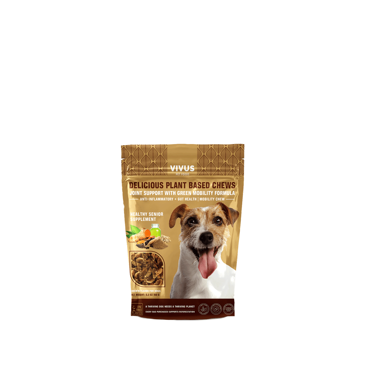 Senior dog food with joint clearance support